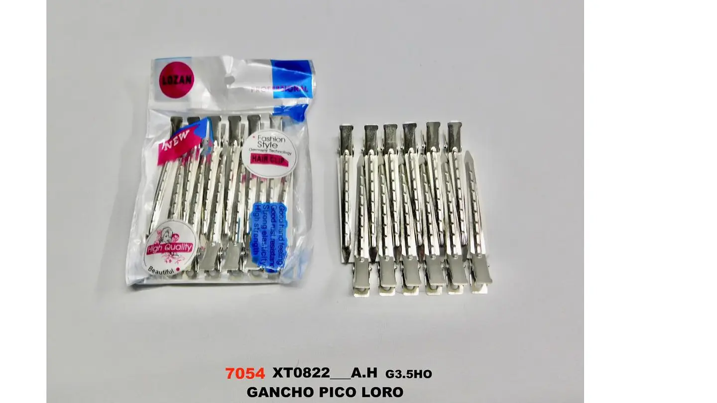 Ganchos Pico de Loro Metálicos para Cabello Resistente Pro 4