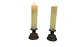 Set de Velas LED Tipo Cera Y Base Elegante Luz Cálida Hogar - Miniatura 4