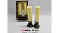 Set de Velas LED Tipo Cera Y Base Elegante Luz Cálida Hogar - Miniatura 7