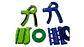 Set 3 Hand Grips Ejercitadores de Mano Colores Surtidos Pro - Miniatura 2
