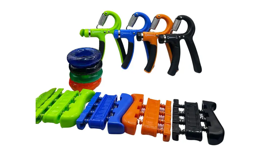 Set 3 Hand Grips Ejercitadores de Mano Colores Surtidos Pro 6