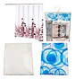 Cortinas Para Baño 180x180 Material Eva Resistente Al Agua  - Miniatura 1