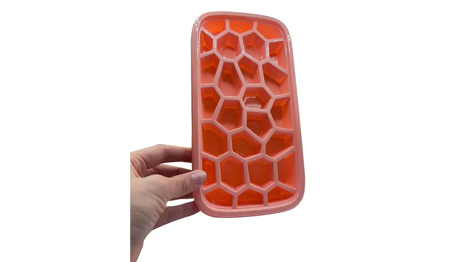 Molde de Hielo Plástico Cubos Diseño Moderno Colores Surtido 4