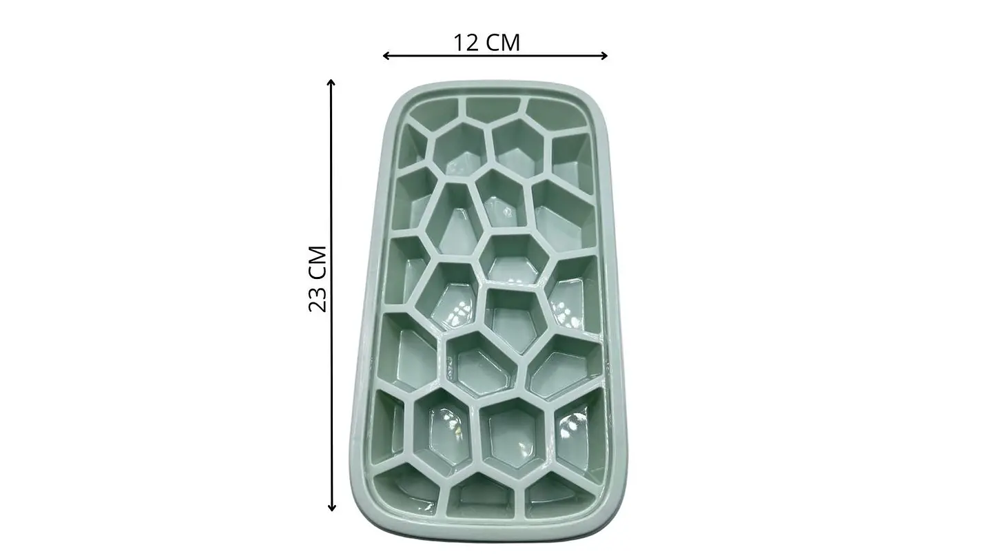 Molde de Hielo Plástico Cubos Diseño Moderno Colores Surtido 7