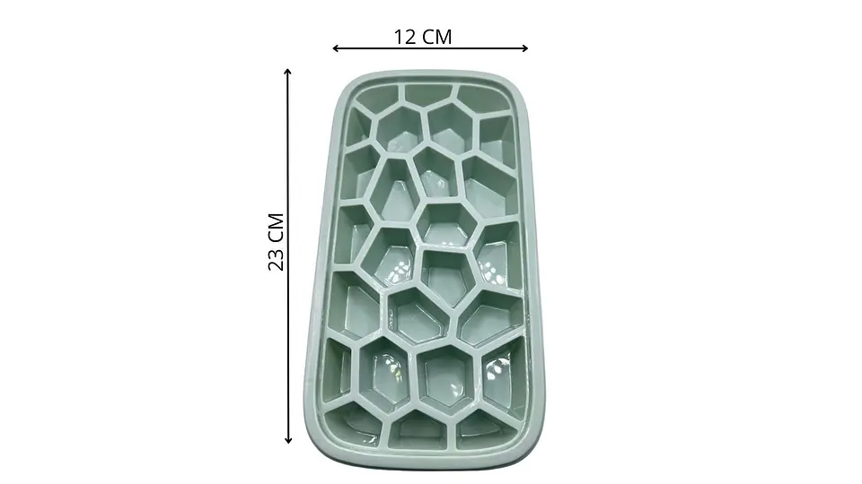 Molde de Hielo Plástico Cubos Diseño Moderno Colores Surtido 7