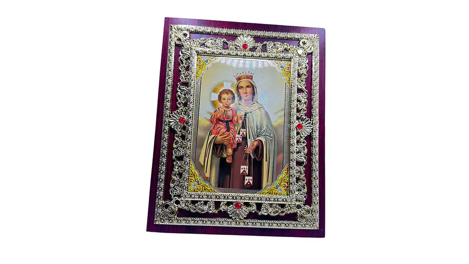 Cuadro Virgen del Carmen Decorativo Elegante Protección 1