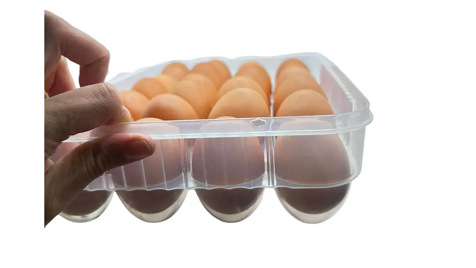 Dispensador de Huevos x24 Organizador Cocina Práctico 4