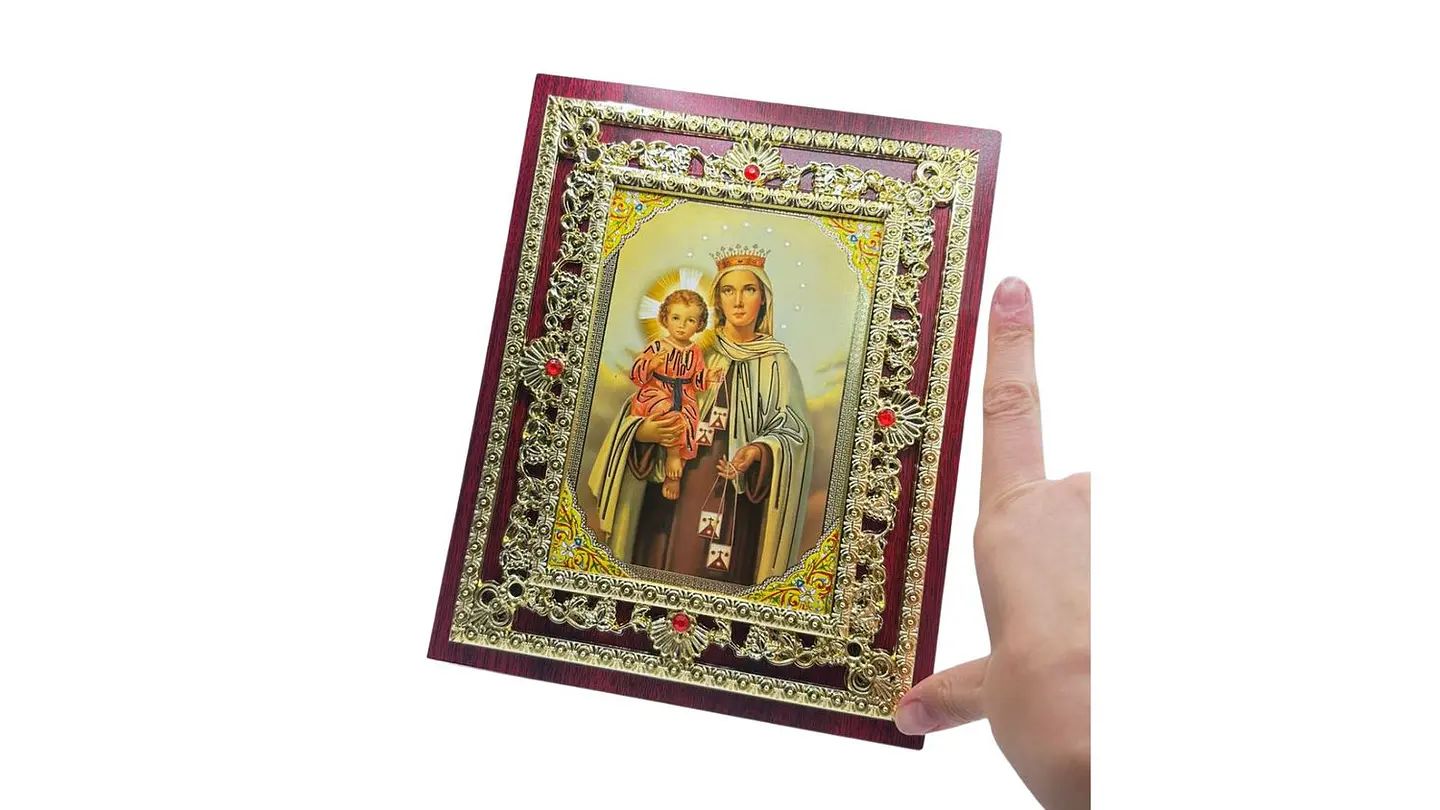 Cuadro Virgen del Carmen Decorativo Elegante Protección 2