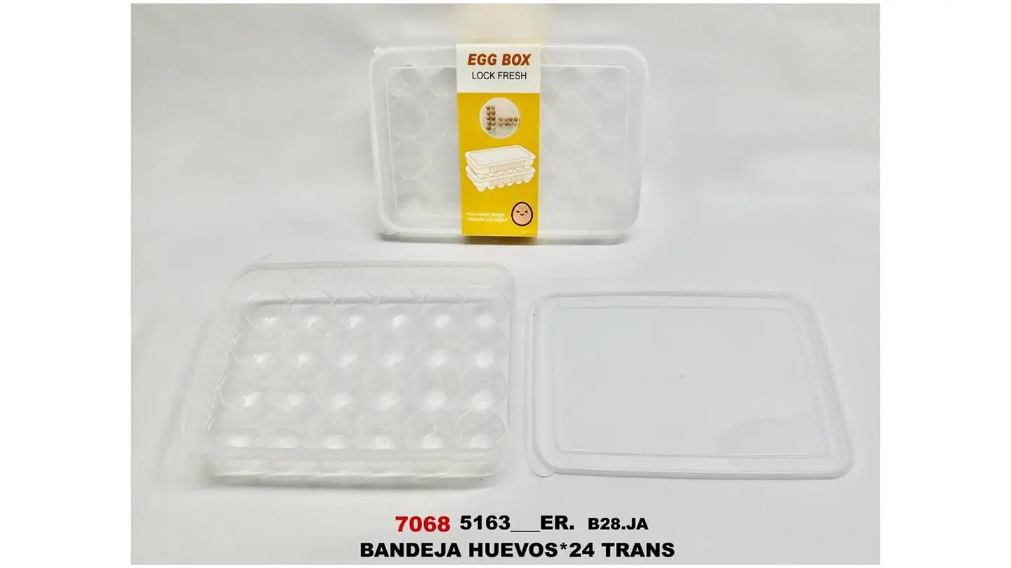 Dispensador de Huevos x24 Organizador Cocina Práctico 7