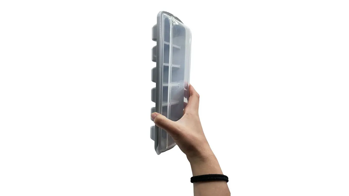 Molde de Hielo Plástico Cubos x12 Bandeja Práctica Cocina 3