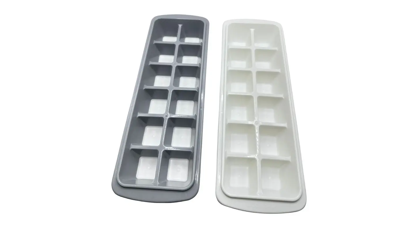 Molde de Hielo Plástico Cubos x12 Bandeja Práctica Cocina 4