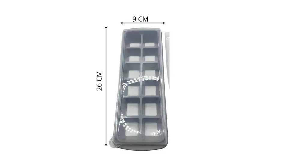 Molde de Hielo Plástico Cubos x12 Bandeja Práctica Cocina 7