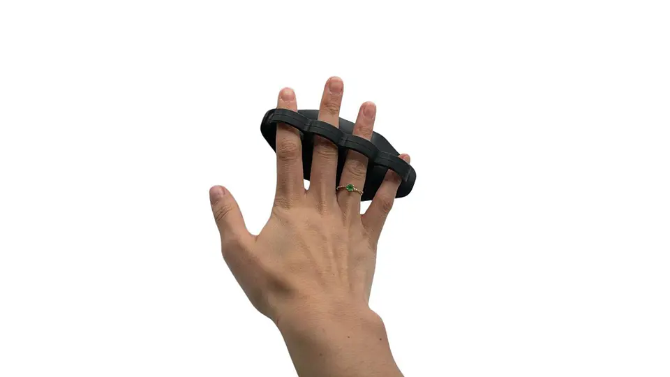 Handgrip Dedos Agarre Negro Ejercitador Fuerza Resistencia 2