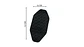 Handgrip Dedos Agarre Negro Ejercitador Fuerza Resistencia - Miniatura 5