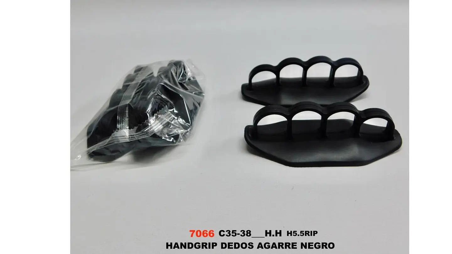 Handgrip Dedos Agarre Negro Ejercitador Fuerza Resistencia 6