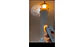 Lámpara Faro Proyector Luna Parlante LED Recargable USB - Miniatura 3