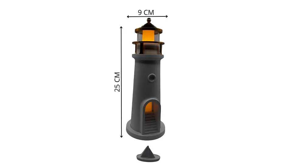 Lámpara Faro Proyector Luna Parlante LED Recargable USB 7
