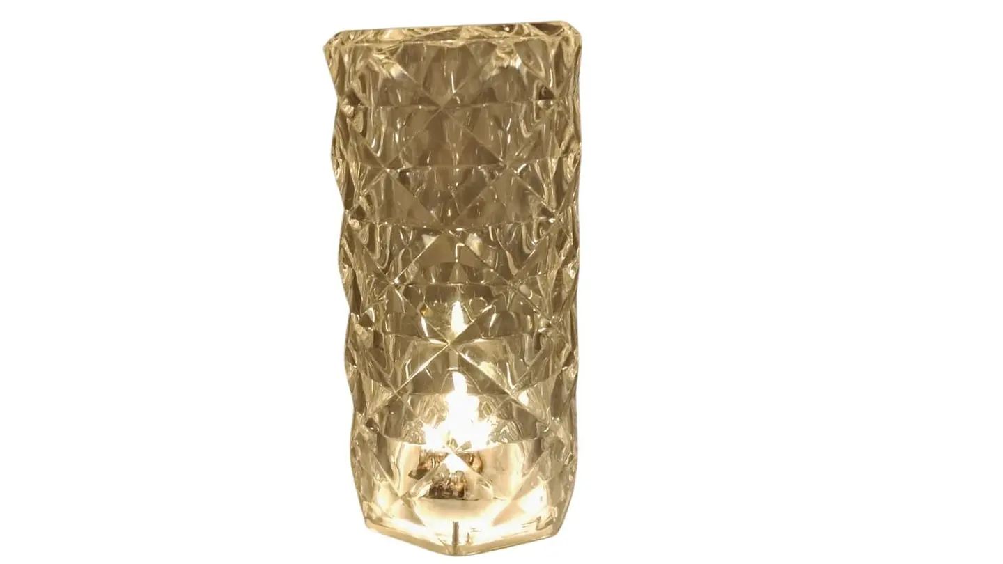 Lámpara TIPO Cristal LED Premium LU126 Decorativa Inalámbrica Luz Cálida Elegante 1