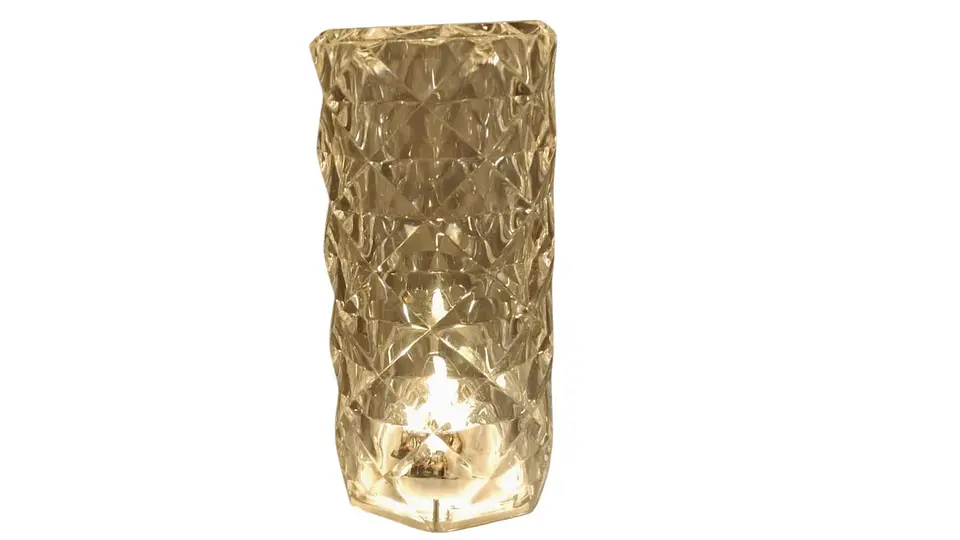 Lámpara TIPO Cristal LED Premium LU126 Decorativa Inalámbrica Luz Cálida Elegante 1