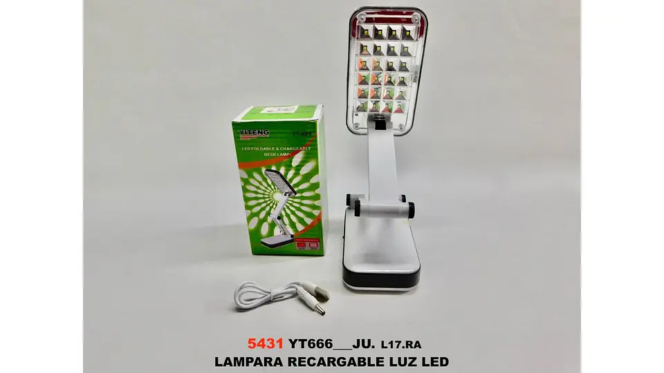 Lámpara LED Ajustable Recargable USB Para Escritorio 1