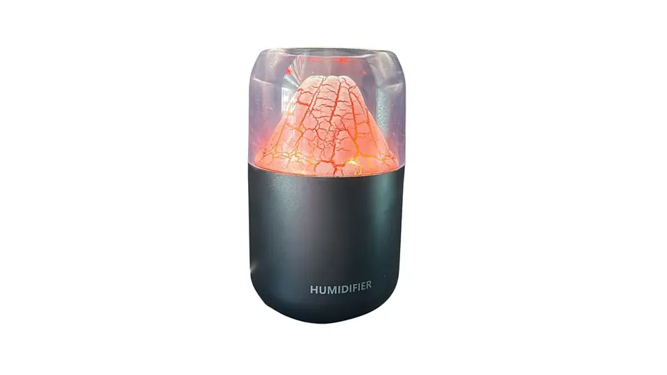Humidificador Volcán LED USB Difusor Aromático Cute 4
