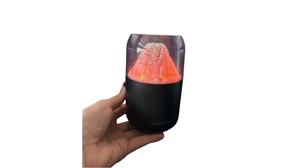 Humidificador Volcán LED USB Difusor Aromático Cute 5