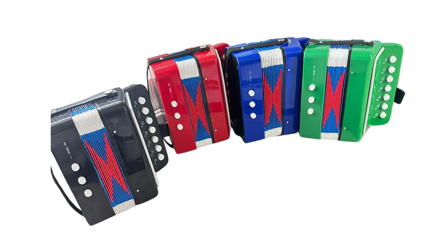 Acordeón Infantil Musical Pequeño De Juguete Colores Surtidos 1