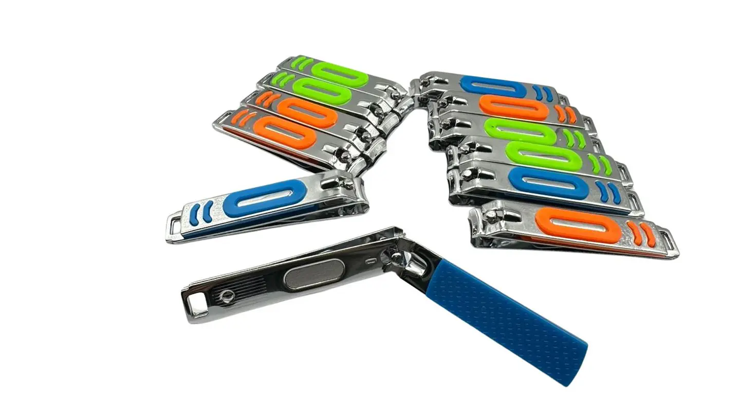 Set Cortauñas Colores Acero Inoxidable Manicure Familiar 5