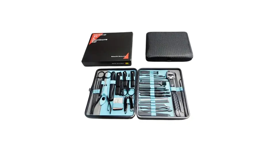 Kit Manicure Profesional 36 Piezas Estuche Premium Viaje 1