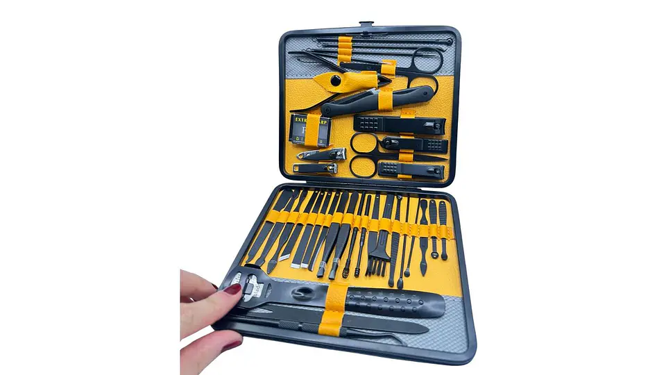 Kit Manicure Profesional 36 Piezas Estuche Premium Viaje 4
