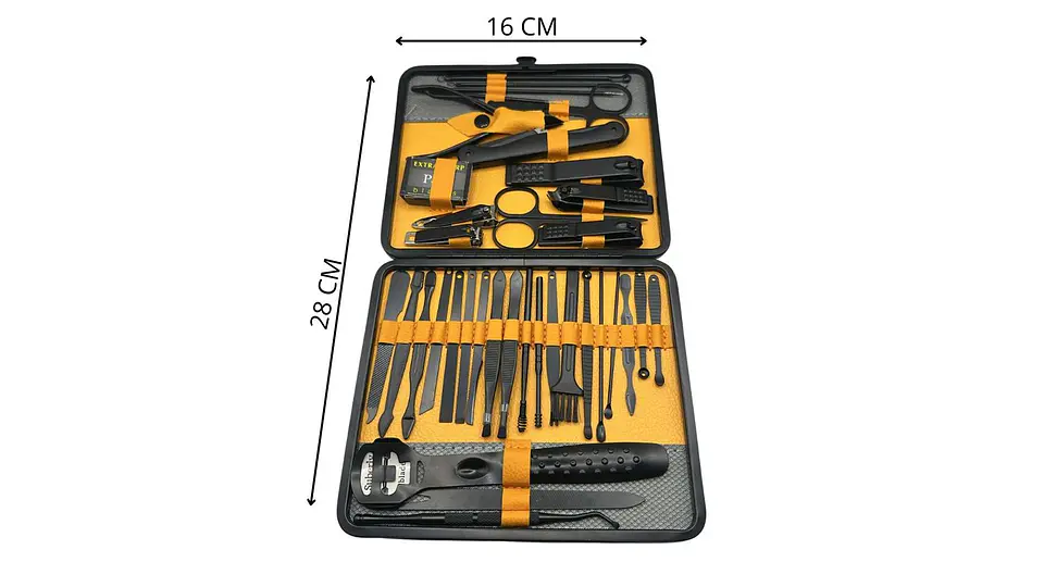 Kit Manicure Profesional 36 Piezas Estuche Premium Viaje 7