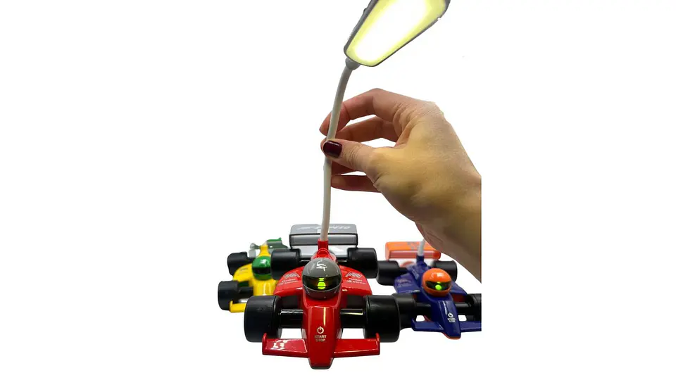 Lámpara LED Carro Fórmula USB Flexible Recargable 3