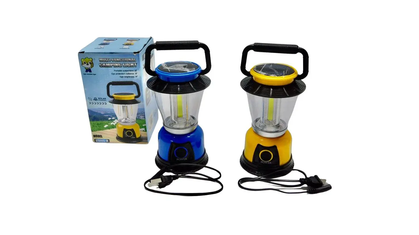Linterna Solar Recargable USB Para Camping Y Emergencias 1