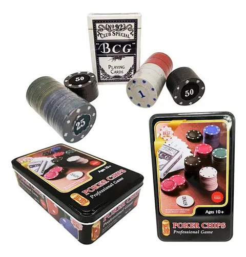 80 Fichas Cartas Poker Chips Profesional Casino Dual 