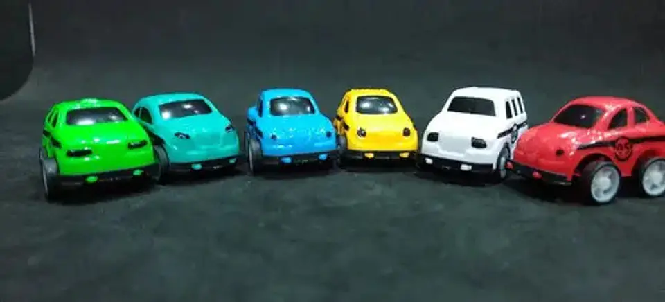 Colección De Carros De Impulso X6 Didácticos Regalo Niños  3