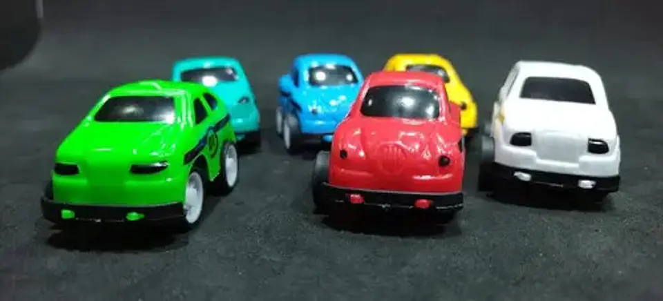 Colección De Carros De Impulso X6 Didácticos Regalo Niños  4