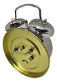 Reloj Despertador Tamaño 10 X 16 Cm Gallina Campanas  - Miniatura 4
