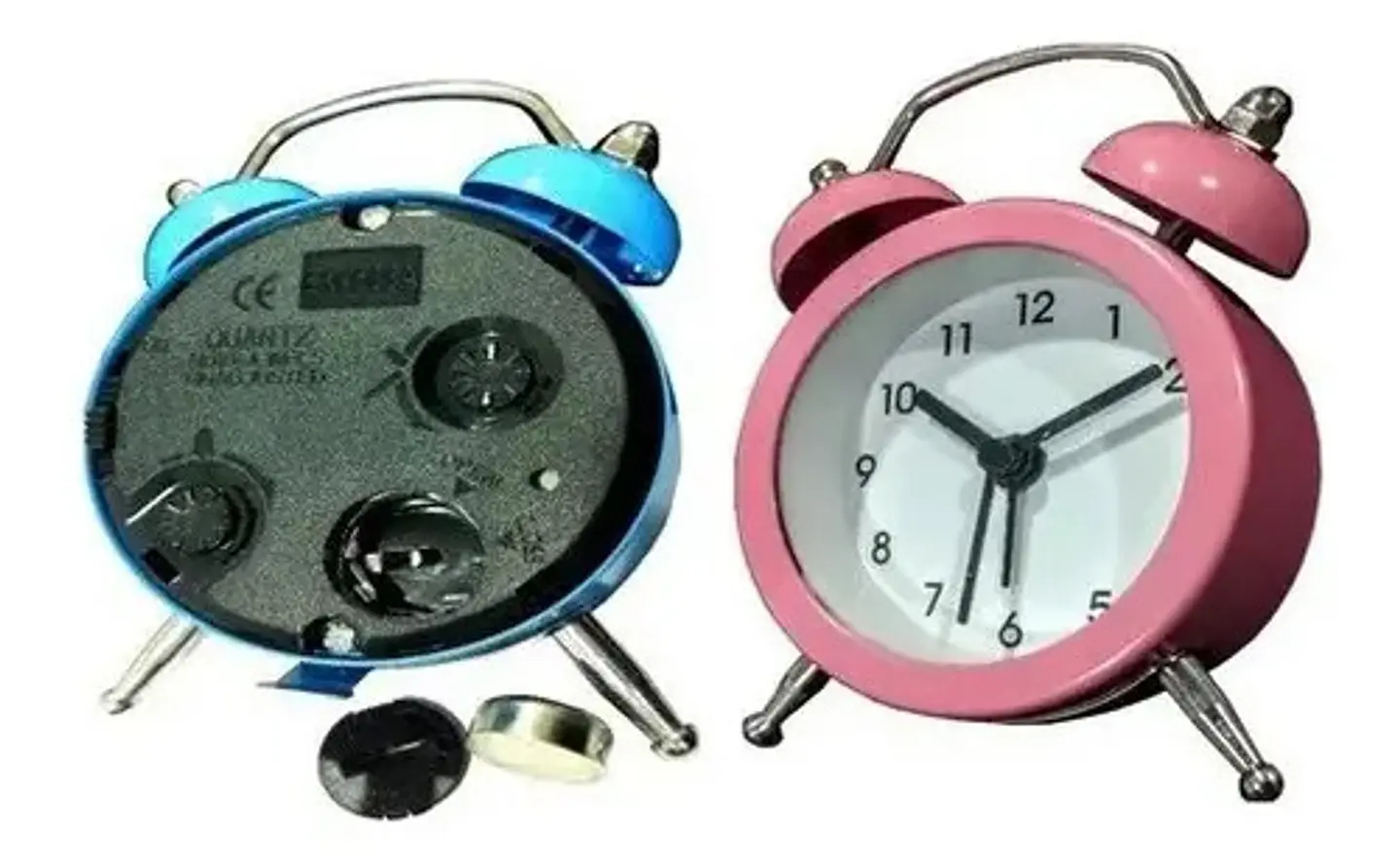 Reloj Despertador Campana Mini + Gratis Baterias! X1und 2