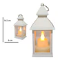 Farol Vela Eléctrica Led Luz X1 Und Faroles Lampara  Navidad - Miniatura 2