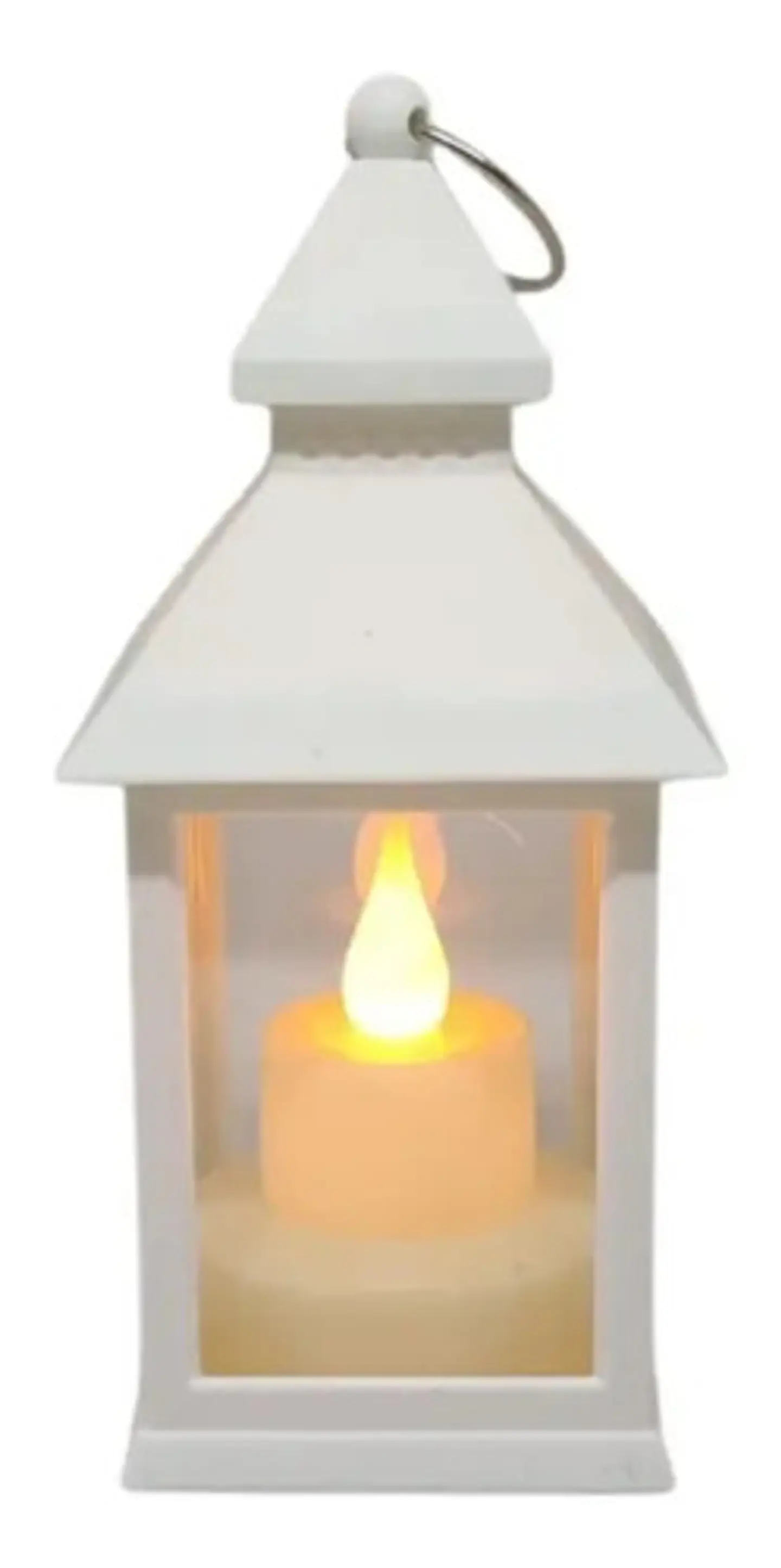 Farol Vela Eléctrica Led Luz X1 Und Faroles Lampara  Navidad 4