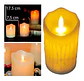 Vela Veladora Led Luz Decoración Velas Choreadas 17.5 Cm  - Miniatura 2