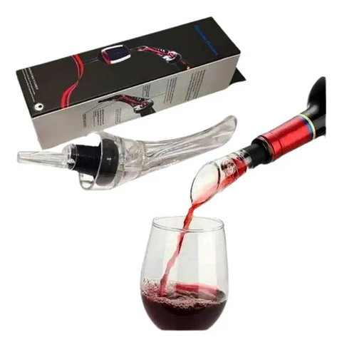 Servir Vino Tapón Vertedor Aireador Vino Decantador Somelier