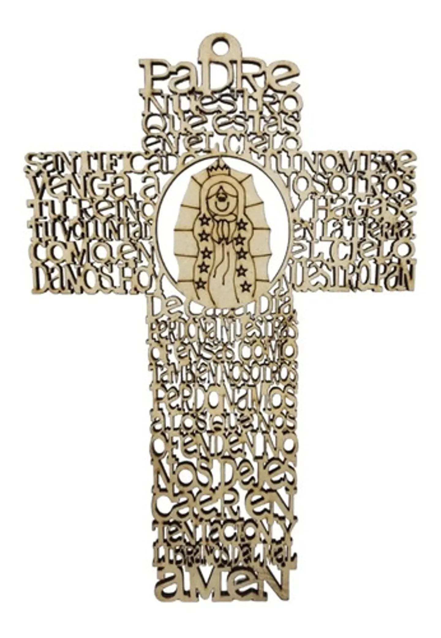Ángel De Mi Guarda Virgen Cuadro Oración Madera Niños 1