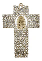 Ángel De Mi Guarda Virgen Cuadro Oración Madera Niños - Miniatura 1