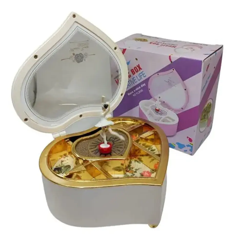 Joyero Caja Musical Regalo Para Dama Mujer Niña   3