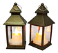 Vela  Farol Eléctrica Led Luz X2 Und Decoración Lampara - Miniatura 1