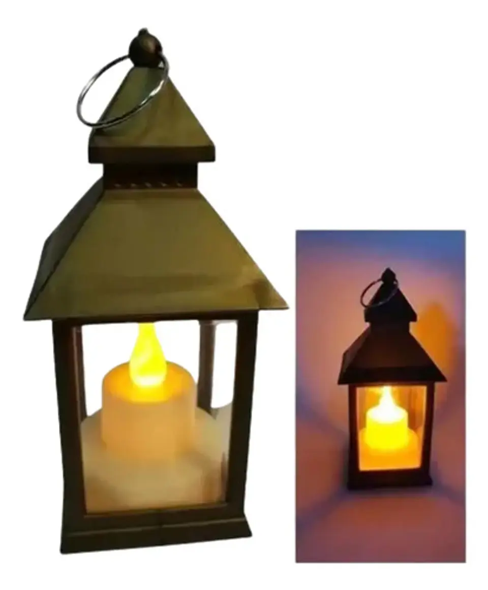 Vela  Farol Decorativo X 1und Decorativo Luz Led Interiores 1