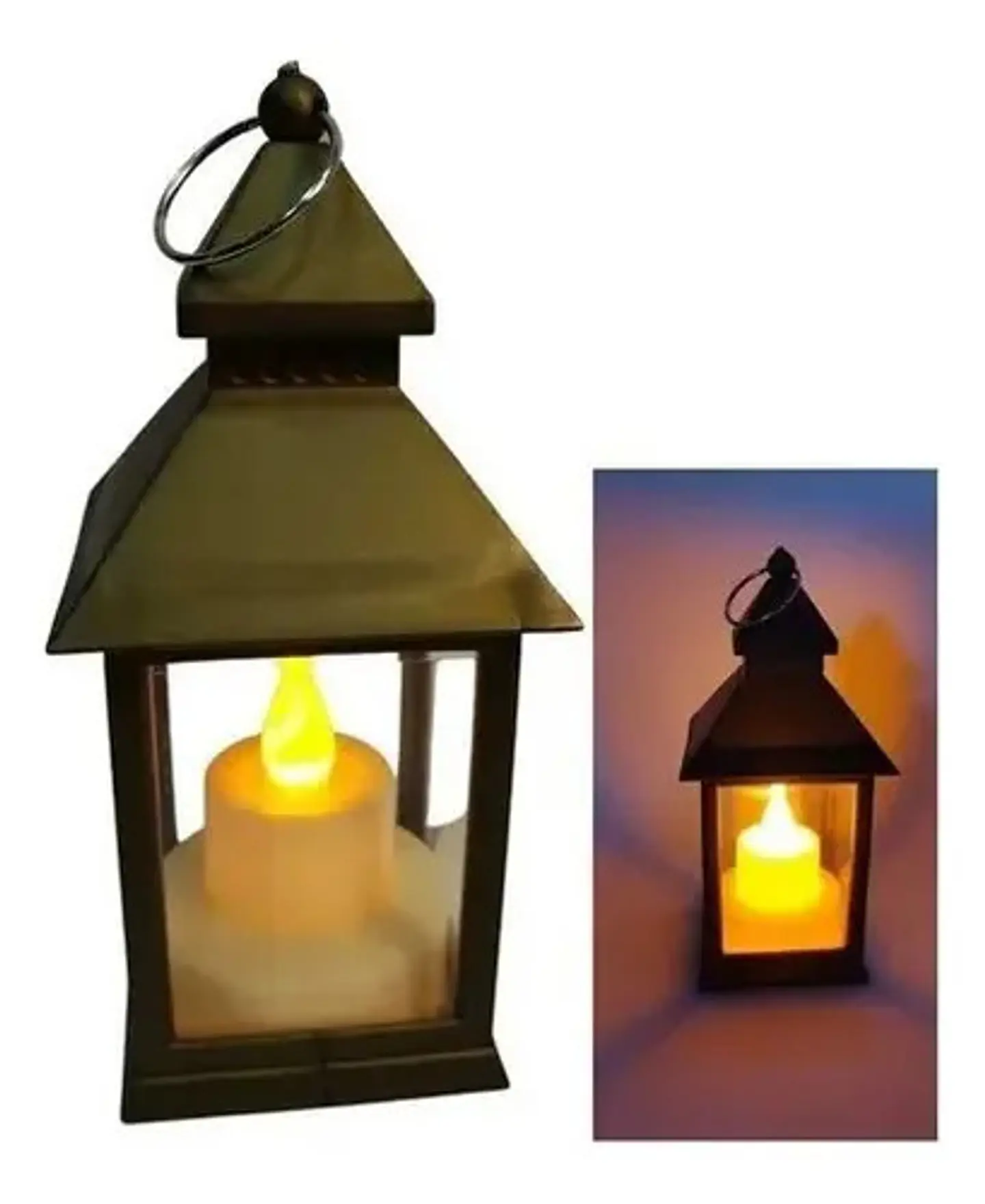 Vela  Farol Decorativo X 1und Decorativo Luz Led Interiores 3