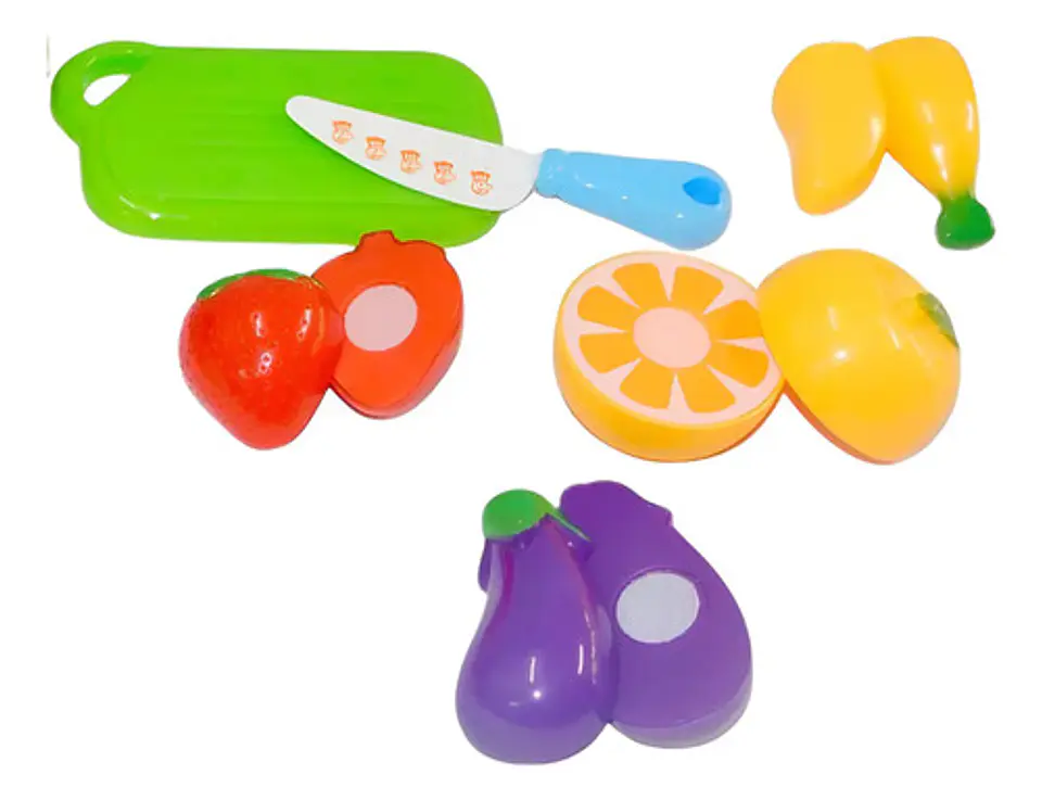Frutas Juguete Juego Didáctico  Cocina Chef Niños  Verduras  1