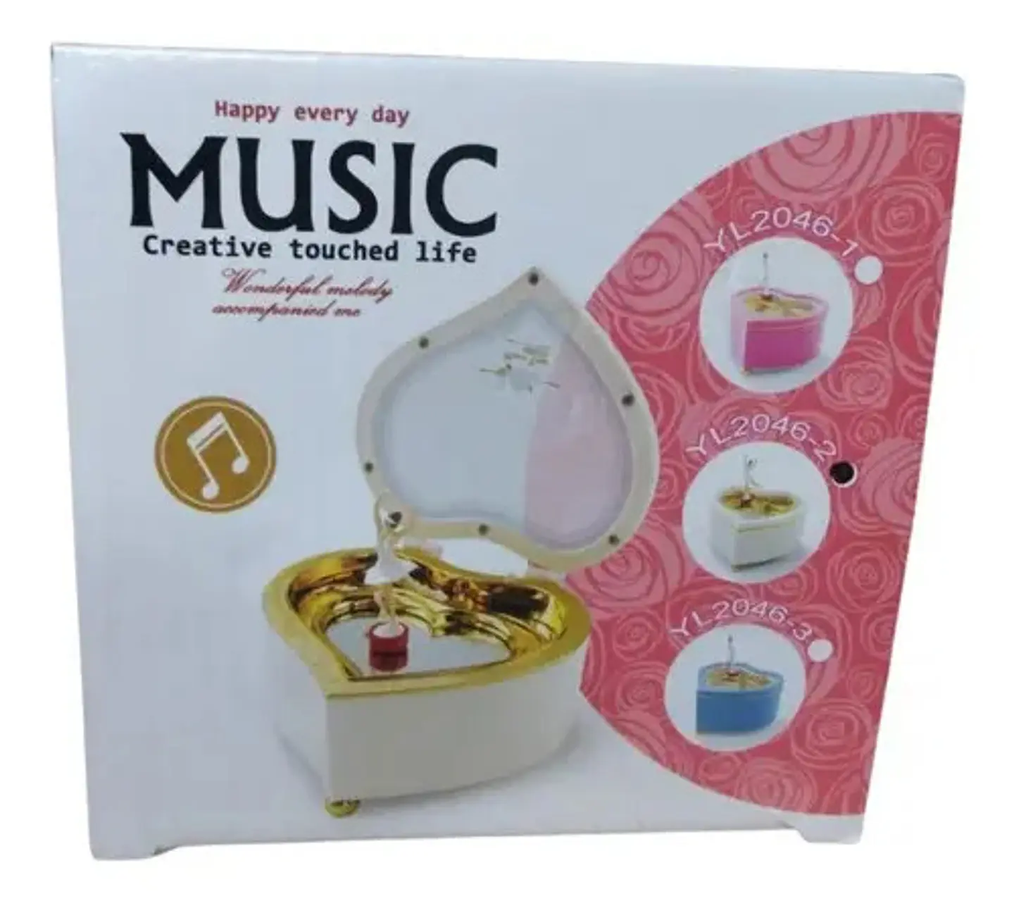 Joyero Musical Bailarina Corazón Regalo  4
